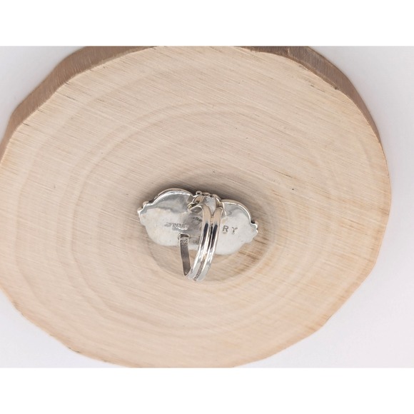 Navajo Silver Ring Handmade Native American Jewelry Turquoise‎ size 7.5 *** - Picture 9 of 10